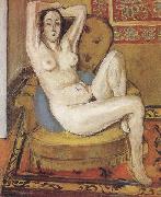 Nude on a Blue Cushion (mk35)